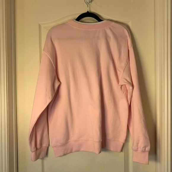 Vintage Classic CE Editions Pink Snowflake Embroidered Sweatshirt L Cozy Y2K Sof - Picture 6 of 12
